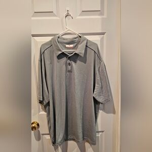 Mens Size 2XL ~ Grand Slam Performance Gray Golf Polo
